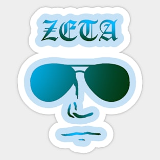 Gafas de sol verdes Zeta Sticker